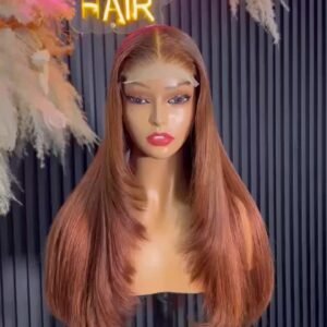 18 inches (4x4) Ginger Super Double Drawn Closure Unit