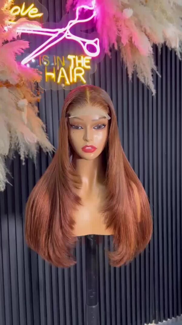 18 inches (4x4) Ginger Super Double Drawn Closure Unit
