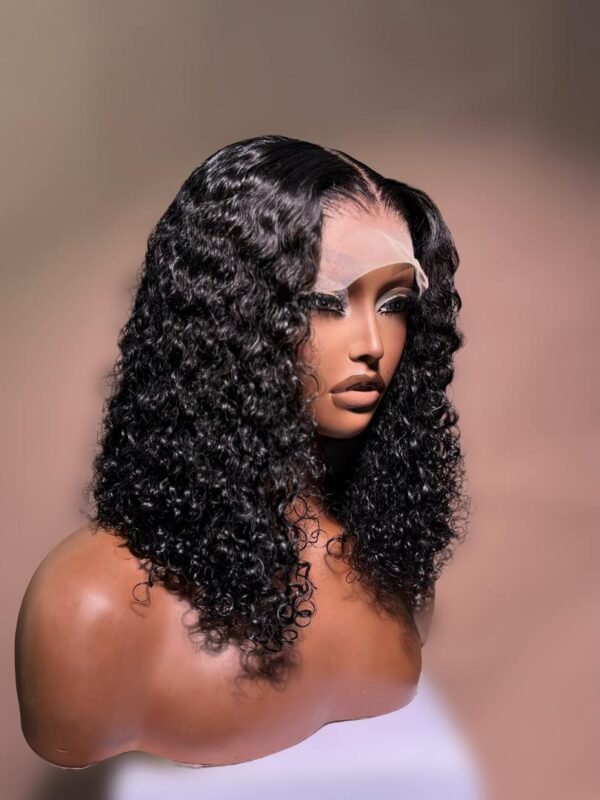 5x5 SDD  Vietnamese Jerry Curls Closure Unite(300 grams)