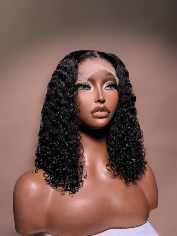 5x5 SDD  Vietnamese Jerry Curls Closure Unite(300 grams)
