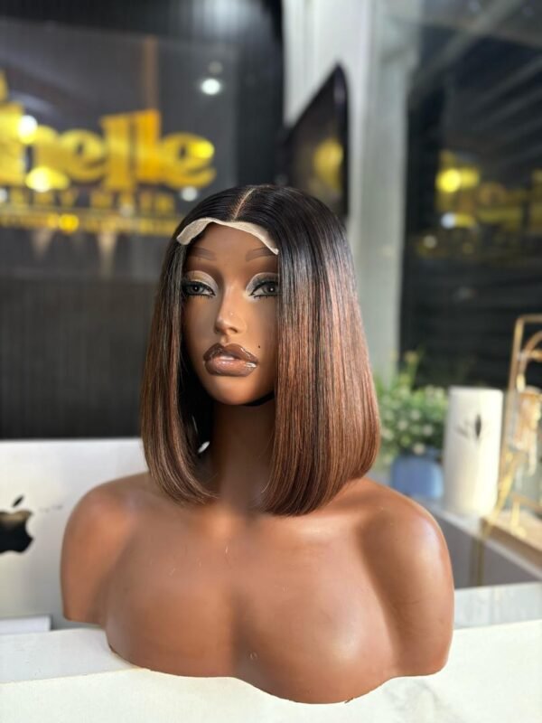 10'' Vietnamese Ombré Brown Bonestraight
