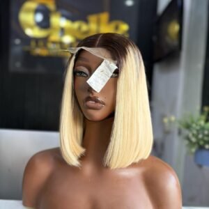 10'' Vietnamese Ombré Blonde Bonestraight