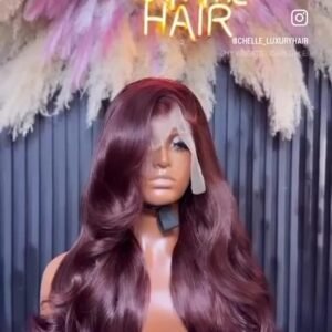 24 SDD Sienna Brown Custom Colored Bodywave (13x4) Frontal Unit