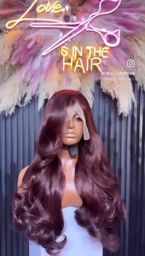 24 SDD Sienna Brown Custom Colored Bodywave (13x4) Frontal Unit