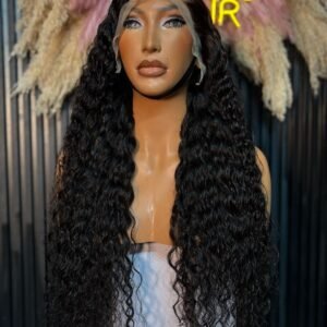 Super Double Drawn Deep Water Curly Frontal Unit