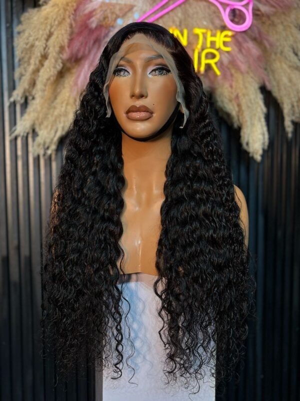 Super Double Drawn Deep Water Curly Frontal Unit