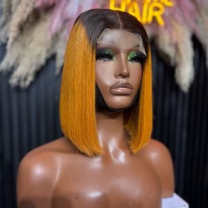 10 inches (2x6) Ombre Ginger Bonestraight
