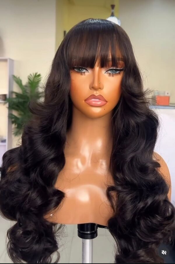 Asian Sdd bodywave fringe unit
