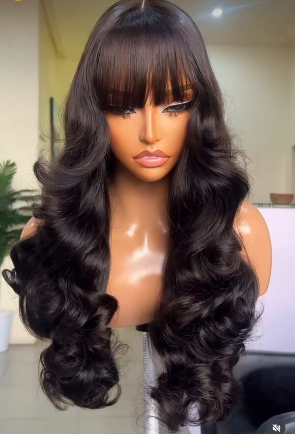 Asian Sdd bodywave fringe unit